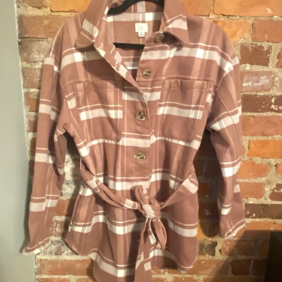 A New Day Plaid Shacket *FREE Gift!* - Picture 2 of 4